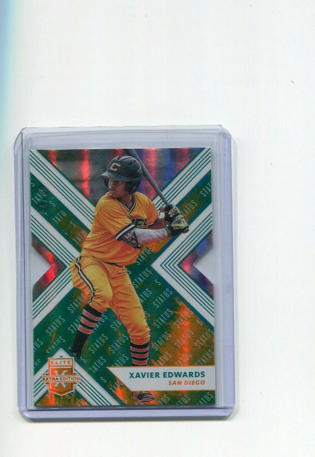 2018 Elite Extra Edition Status Tie Dye Die Cut Xavier Edwards 4/10 - Image 1 of 1