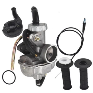 Carburetor W/ Throttle&Cable Grip Casing Set For Honda XR80 XR80R XL75 XR75 XL70 - Picture 1 of 10