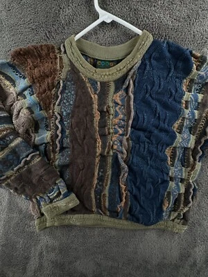 COOGI Auténtico Mujeres Suéter Grande Pullover Colorido Algodón Lana Lino Crop Foto 1 de 4