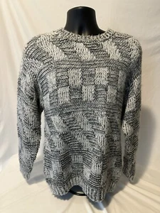 Maglione donna vintage Tabi International grigio/argento taglia large - Foto 1 di 8
