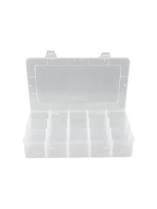 Practical Jewelry and Small Parts Organizer with Dividable Compartments - Picture 1 of 23