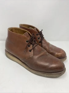 Red Wing Chukka Boots 595 Lace Up Work Style Men’s Size 11.5  EE Made USA - Picture 1 of 16