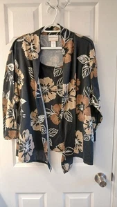 Maglione donna Alfred Dunner finto due pezzi floreale - Taglia 3X - Foto 1 di 6