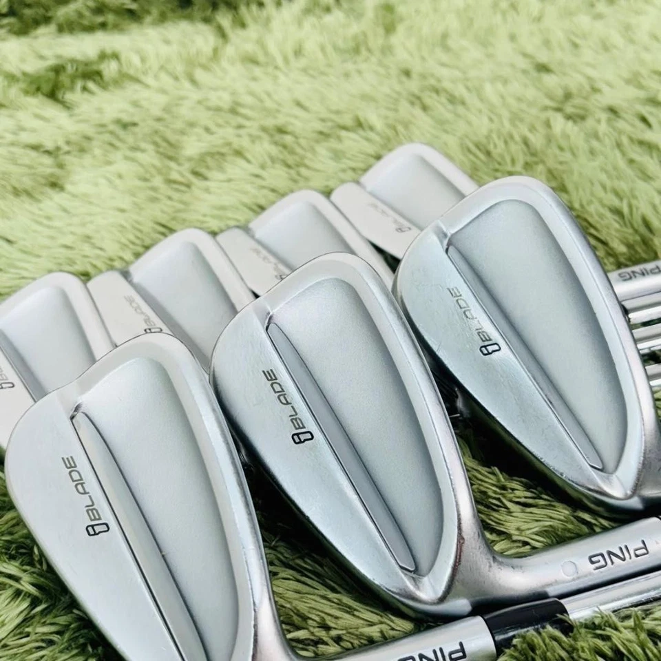 PING iBLADE Iron 7-Piece Set Men's Golf Left White 4-9.W FLEX X - Image 1 of 4