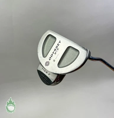 Б/у стальная клюшка для гольфа паттер для правой руки Odyssey White Hot 2-Ball Mid 43 дюйма - Изображение 1 из 4