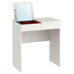 IKEA BRIMNES Schminktisch - weiß, 271/2x161/2" | elegant, funktional & platzsparend - Bild 1 von 4