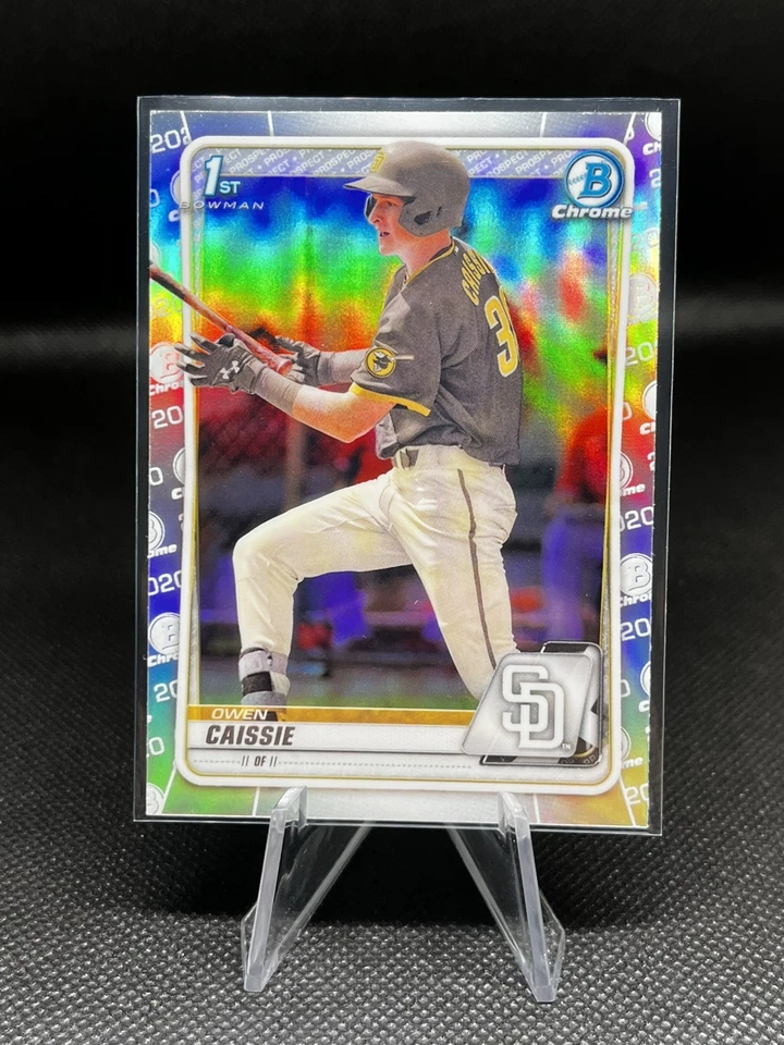 2020 Bowman Draft - Chrome Owen Caissie #BD-49 Refractor (RC) - Image 1 of 2