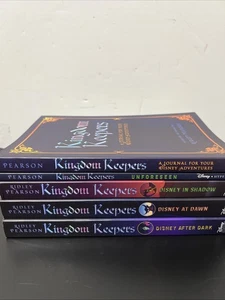 Kingdom Keepers 4 Book Disney Set With Journal Ridley Pearson - Picture 1 of 6