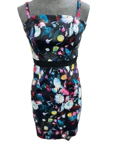 Floral Dress Precis BNWT Detachable Straps Womens Party Evening Wear Size 10  - Picture 1 of 8