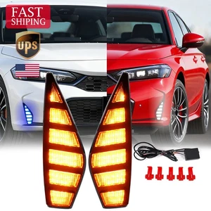 Luz antiniebla LED DRL con giro dinámico 2025-26 para Honda Civic - Imagen 1 de 20