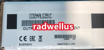 New Factory Sealed GE IC694ALG391 Fanuc Output Analog 2pt Module IC694ALG391 - Image 1 of 3