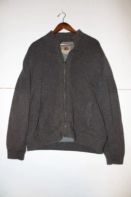 Boston Trader Suéter Chaqueta Forrada de Vellón Cremallera Completa Lujo De Colección Para Hombres XL Foto 1 de 4