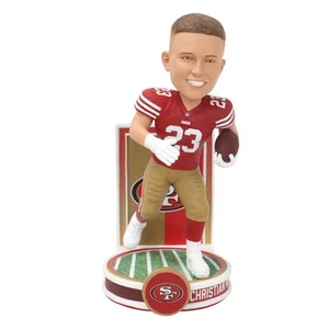 Christian McCaffrey San Francisco 49ers Banner Series Bobblehead NFL Football - Picture 1 of 1