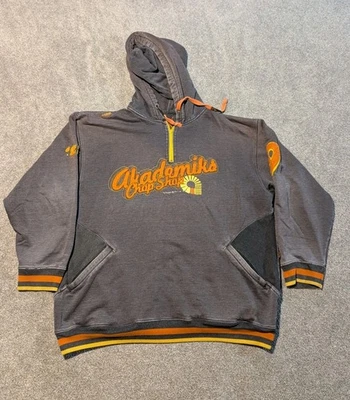 Мужская толстовка с капюшоном Akademiks XXL серый свитер Chop Shop Y2K  - Изображение 1 из 4