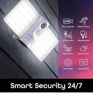 Geeni - Sentry Outdoor Wi-Fi Wireless Network Surveillance Camera - White - Picture 1 of 13
