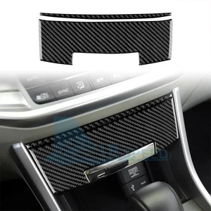 Center Storage Box Cover Sticker For Honda Accord 2013-2017 Black Carbon Fiber - Picture 1 of 8