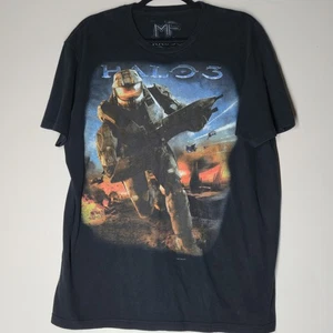 Camiseta Promocional Videojuego Y2K Halo 3 Talla XL Negra Xbox 360 Microsoft - Imagen 1 de 5