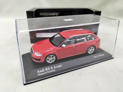 MINICHAMPS Audi RS6 AVANT2007 AVANT 2007 RED METALLIC - Image 1 of 4