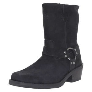 Harley-Davidson Damen Korsen-Harness Stiefel Schwarz Biker Schuhe - Bild 1 von 8