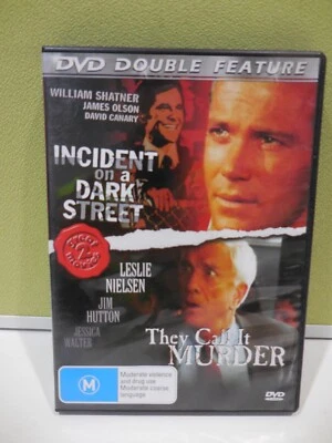 INCIDENT ON A DARK STREET & THEY CALL IT MURDER .DVD. DOUBLE FEATURE(B27) - image 1 of 4