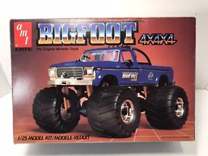 AMT ERTL Bigfoot 1/25 Ford 4 X 4 X 4 Monster Truck Kit # 6791 Sealed Bags 1984