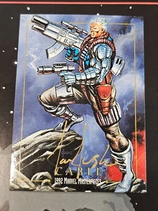 1992 MARVEL MASTERPIECES Signed Joe Jusko # 18 Cable Autograph (AUTO) NM - Picture 1 of 2