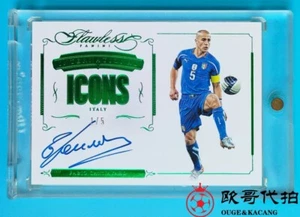 2015-16 Flawless Italy Fabio Cannavaro Icons Auto 1/5 - Bild 1 von 2