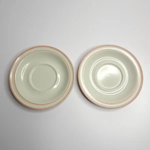 Juego de 2 platillos de gres vintage de melocotón CHANTILLY FLEUR DE BOIS 6,5" Japón - Imagen 1 de 6