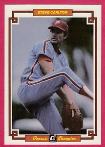 1984 Donruss Champions # 38 Steve Carlton -- Philadelphia Phillies