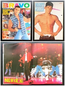 J. C. VAN DAMME COVER, NKOTB POSTER, No. 03/1992, CZECH MAGAZINE BRAVO - Foto 1 di 18