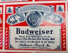 Vintage BUDWEISER Beer Tray  MID CENTURY MODERN SAINT LOUIS