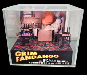 Grim Fandango - 3D Cube Handmade Diorama - Video Games - Shadowbox - Picture 1 of 2