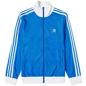 adidas Originals Classics Beckenbauer Blue Bird Retro Track Jacket Top Men Small - Picture 1 of 8