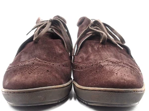Herren Louis Vuitton dunkelbraun Wildleder italienische Chukka Stiefel Größe 8,5 UK, 9,5 USA - Bild 1 von 10