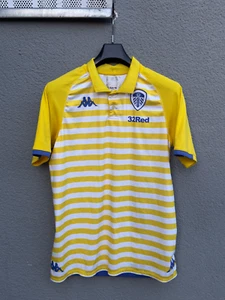 KAPPA MEN FC LEEDS UNITED 2018/2019 POLO SOCCER FOOTBALL SHIRT JERSEY SIZE XL - Picture 1 of 9