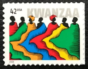 2008 Scott #4373 - 42¢ - KWANZAA - Single Stamp - Mint NH - Picture 1 of 1