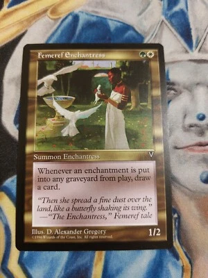 Femeref Enchantress MTG Visions Rare Multi-Color Creature Near-Mint x1 GG2 - Image 1 of 4