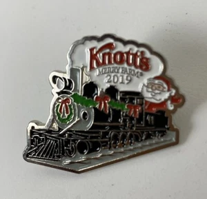 Knotts Merry Farm 2019 Christmas Santa Train Employee Pin! NEW! - Picture 1 of 6