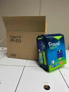 Case of Prevail Per-Fit Large (44"-58") 18ct. Daily Underwear (4 bags per case) - Picture 1 of 3