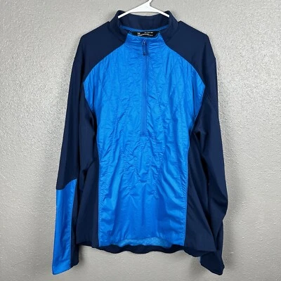 Chaqueta de Trail Running Para Hombres XXL Azul Under Armour Coldgear Reactor 1316307 1/2 Cremallera Foto 1 de 4