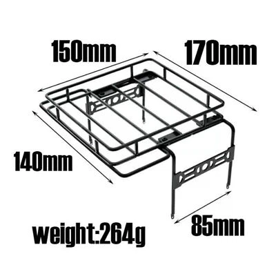 Roof Luggage Rack Luggage Rack Carrier for SCX10 90046 D90 RC Crawler Car Parts - Image 1 of 4