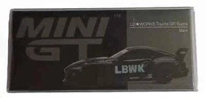 TSM Mini GT 236 Liberty Walk LB Works Toyota GR Supra Black RHD 1:64 - Picture 1 of 2