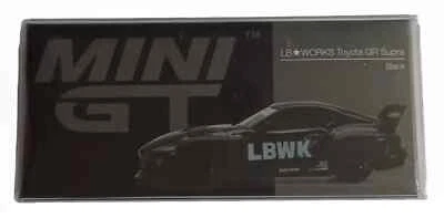 TSM Mini GT 236 Liberty Walk LB Works Toyota GR Supra Black RHD 1:64 - Image 1 of 2