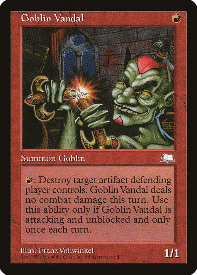 Magic the Gathering (mtg): WTH: Goblin Vandal  (x 4) - Image 1 of 1