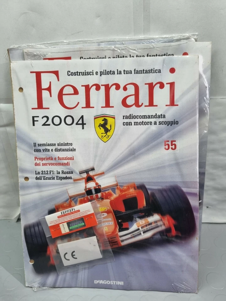 FERRARI F2004 SCALA 1/8 KYOSHO RADIOCOMANDATA USCITA N°55 DEAGOSTINI - Immagine 1 di 1