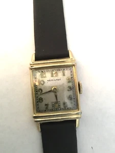 VINTAGE HAMILTON MANUAL WINDING 19 JEWELS CAL 982 14K GOLD FILLED - Picture 1 of 8
