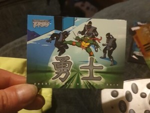 💥2003 Fleer Teenage Mutant Ninja Turtles Card #32 Raphael Kanji: Yushi.