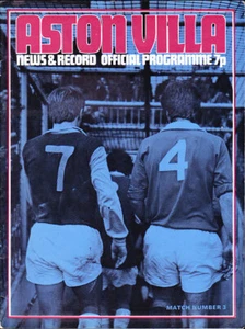 Aston Villa V Brighton & Hove Albion 1972/73 02-09-1972 División 2 - Imagen 1 de 1