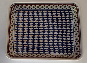 Boleslawiec multicolor large 2 quart rectangular baking pan - Picture 1 of 7