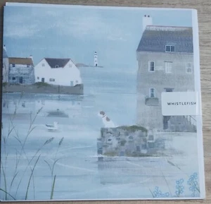 Whistlefish Art Card Hannah Cole Forget Me Not Dog Birthday Beach Love Note D016 - Picture 1 of 1